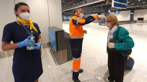 Aeroporto de Florianópolis implementa novas medidas de controle do coronavírus