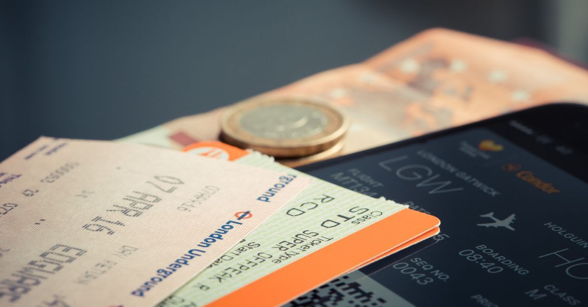 passagem impressa ticket