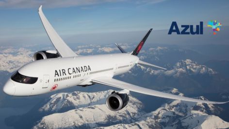 Azul e Air Canada fecham parceria entre seus programas de fidelidade