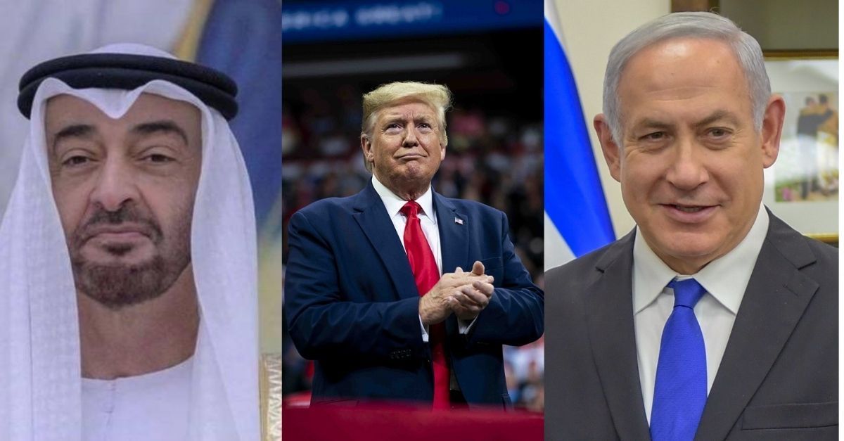 Acordo Israel, Emirados Árabes e Trump