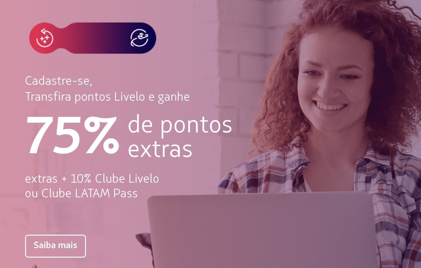 Livelo LATAM 85% bônus