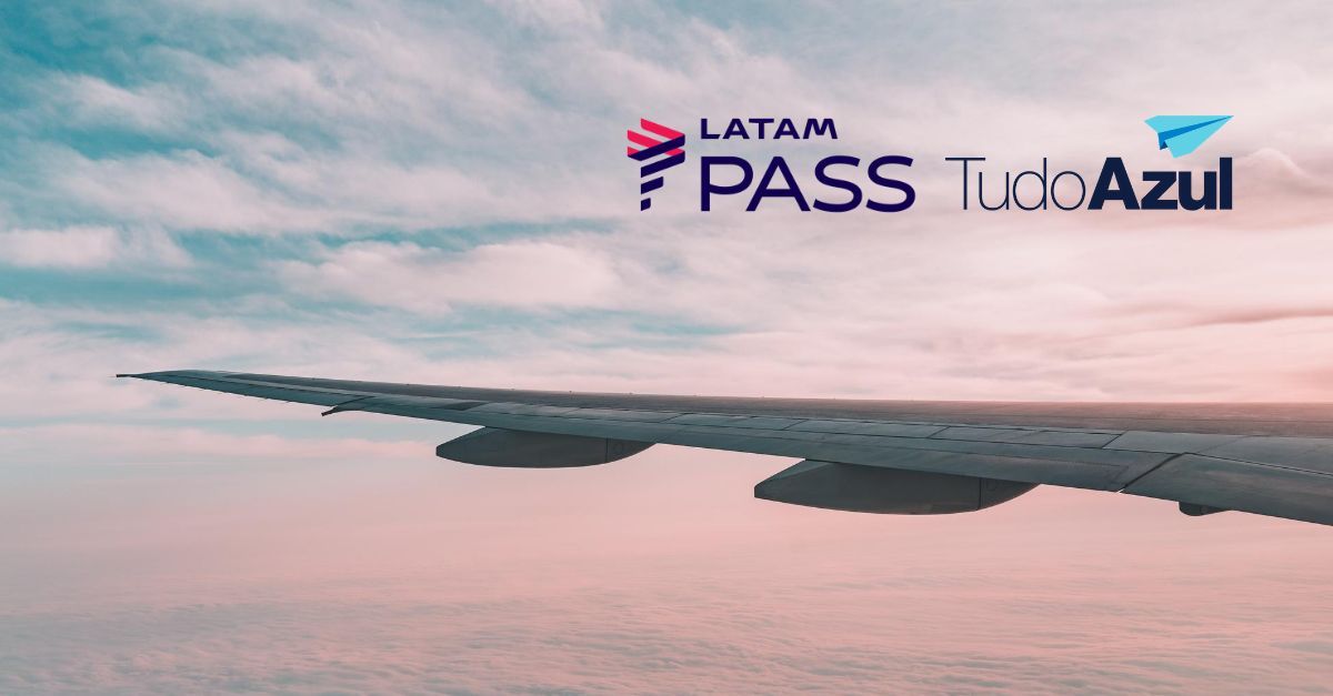acúmulo de pontos no LATAM Pass e TudoAzul