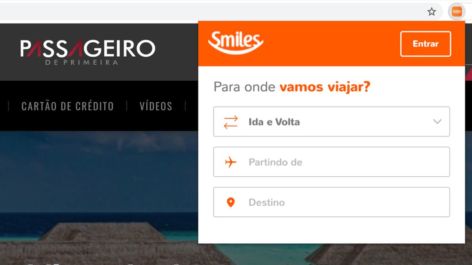Smiles lança extensão para o Google Chrome que permite buscar passagens a partir de qualquer site