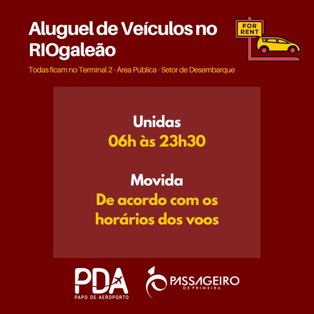 Aluguel de Veículos Galeão