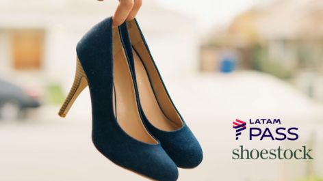 LATAM Pass oferece 10 pontos por real gasto na Shoestock