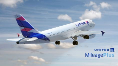 Alguns voos da LATAM estão disponíveis para emissão com milhas da United