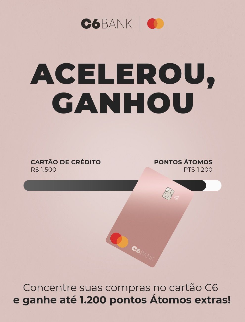Acelerou Ganhou C6 Bank