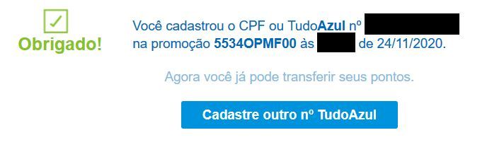 tudoazul 120% bônus cartões de crédito