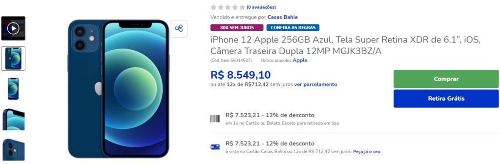 iPhone 12 256GB