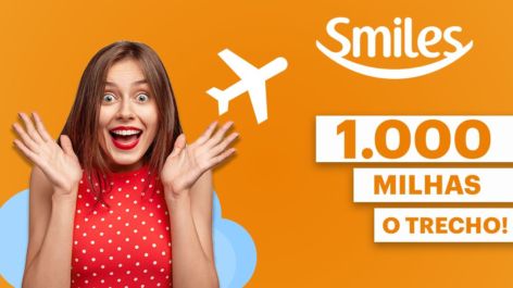 CORRE! Smiles tem trechos nacionais e internacionais por 1.000 milhas
