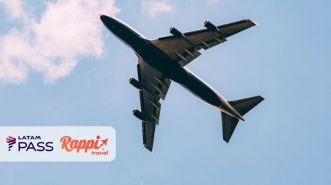 LATAM Pass e Rappi Travel iniciam parceria e oferecem até 1.000 pontos na primeira compra