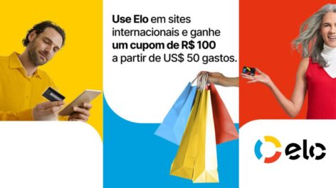 Voltou! Ganhe R$100 em vale compras ao utilizar seu cartão Elo em sites internacionais
