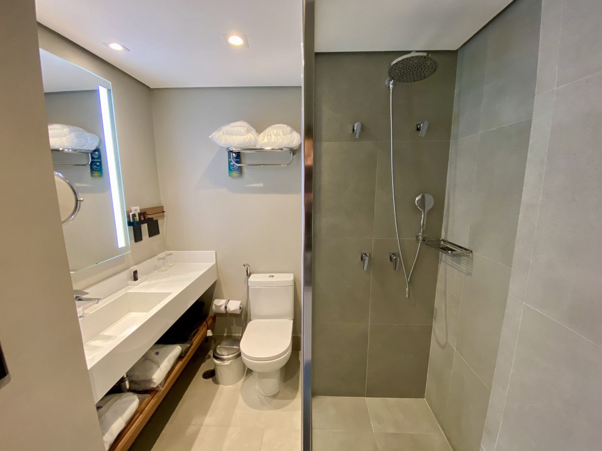 Grand Mercure sp Itaim Bibi banheiro do quarto