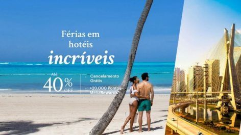 Meliá oferece 40% de desconto em hospedagens e até 20 mil pontos no Rewards