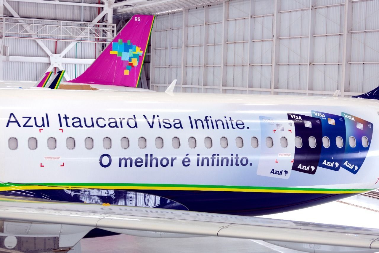 pontos aeronave Azul Infinite