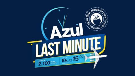 Last Minute Azul tem trechos a partir de 2.100 pontos ou R$159