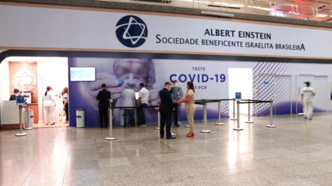 Hospital Albert Einstein inaugura unidade para exames de Covid-19 no RIOgaleão