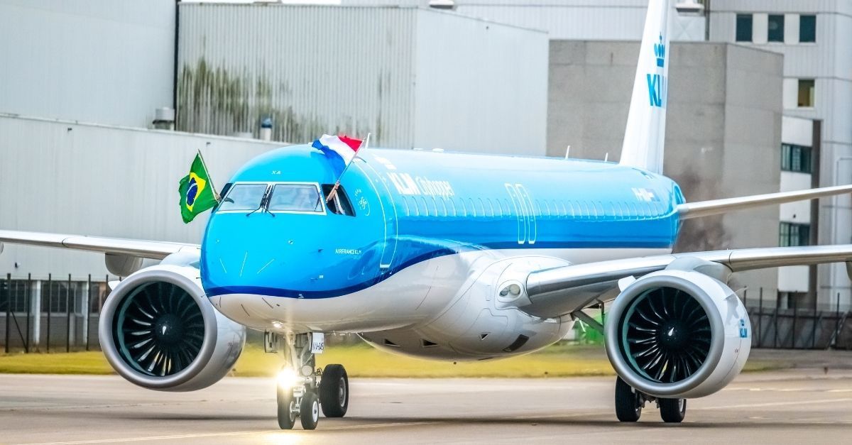 KLM E195-E2 Schiphol