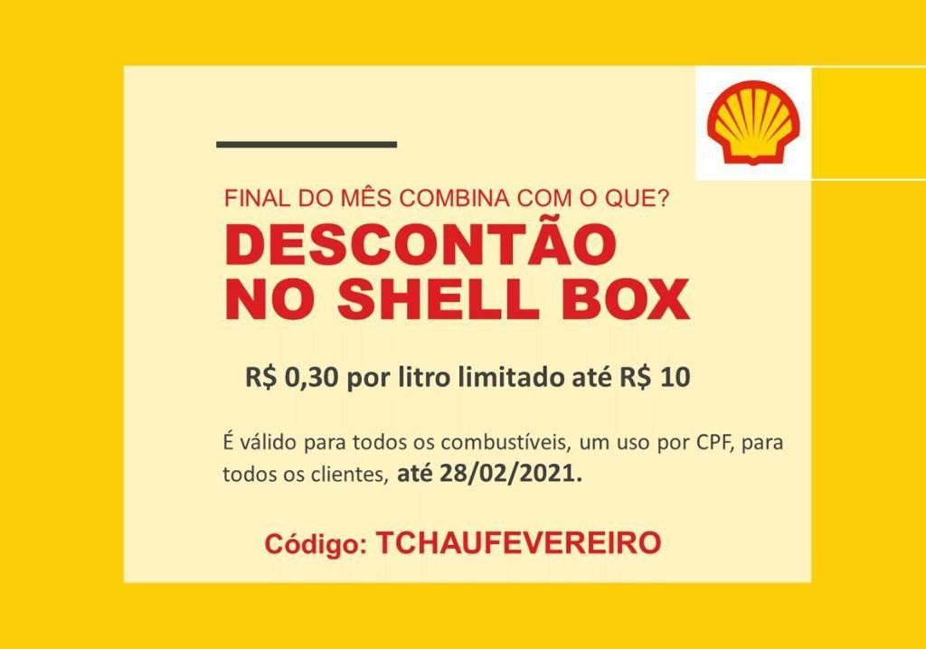 Shell Box cupom desconto