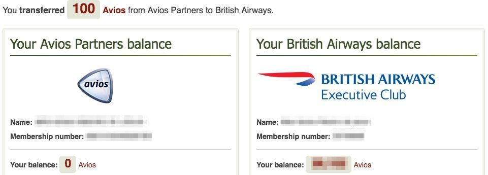 conta familia british airways executive club