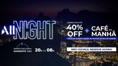 Promoção relâmpago ALL Night oferece até 40% de desconto em hotéis da Accor no Rio de Janeiro