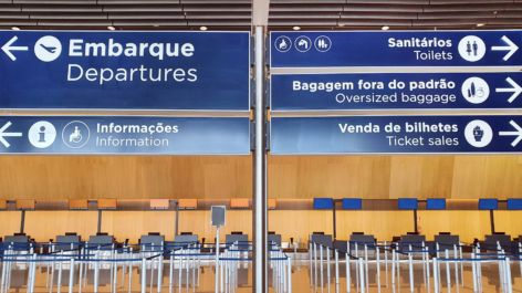 Quantos aeroportos comerciais existem no Brasil