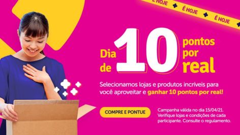 Dia do 10x1! Livelo oferece até 10 pontos por real gasto na Netshoes, ABC da Construção, Renner e outros 11 varejistas