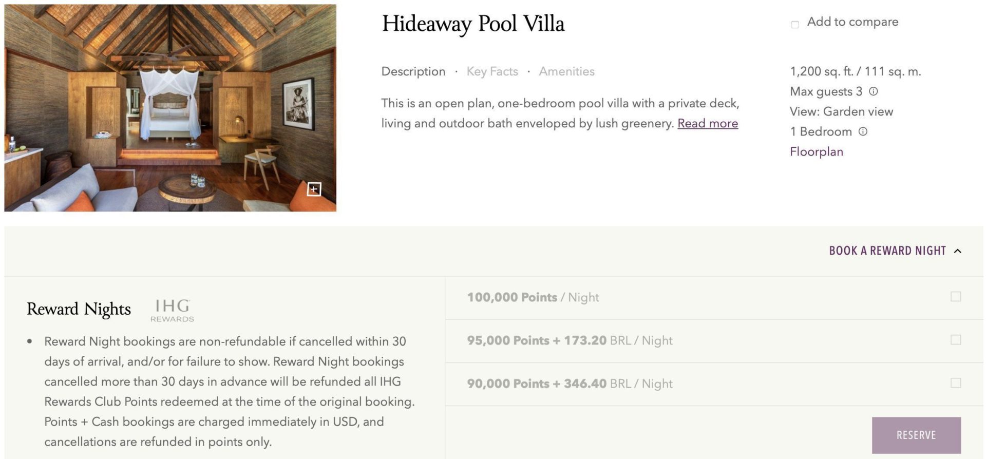 six senses hideaway pool villa