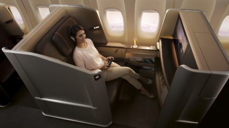 Resgates de Primeira - Passagem de Shangai para Londres na Primeira Classe da Singapore Airlines