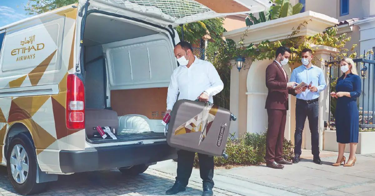 Etihad Airways bagagem casa
