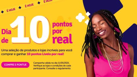 Livelo oferece até 10 pontos por real gasto na Centauro, ABC da Construção, C&A e outros 11 varejistas
