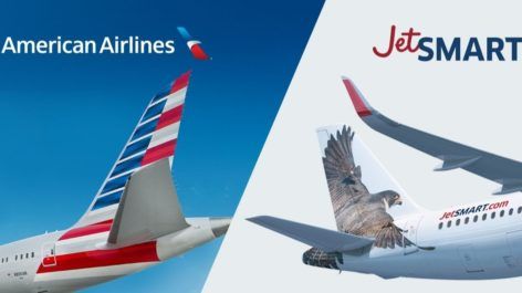 American Airlines e JetSMART anunciam parceria