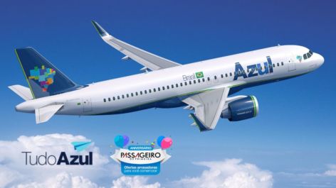PP 10 anos! TudoAzul oferece até 30% de desconto no resgate de passagens aéreas