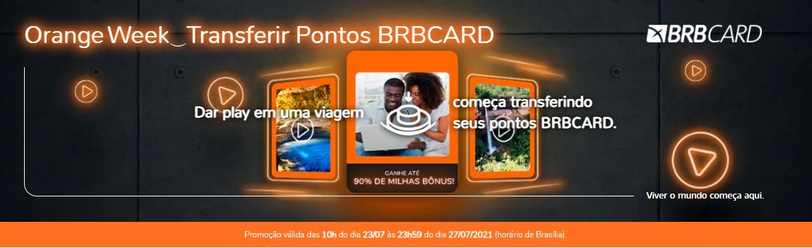 Smiles BRBCARD 90% bônus