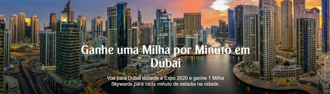 Emirates Dubai milha minuto