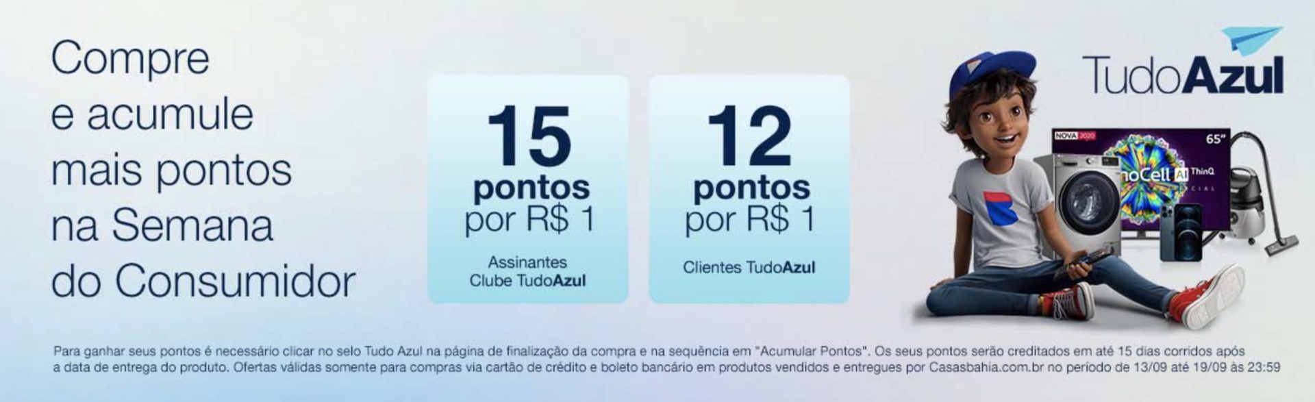 TudoAzul Bahia 15 pontos