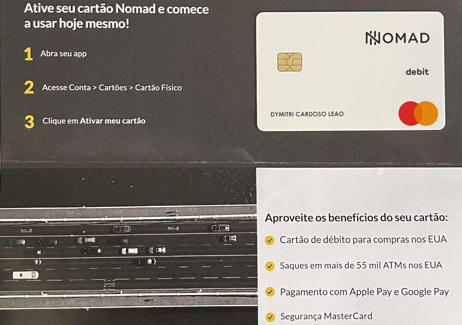 nomad cartão