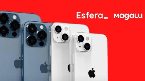 Esfera oferece 6 pontos por real gasto na pré-venda do iPhone 13 no Magalu