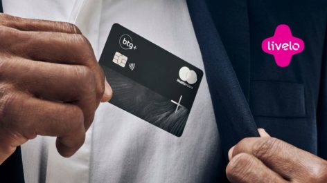 Cartões BTG+ agora permitem juntar pontos Livelo