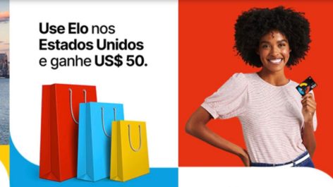 Prorrogado! Ganhe um voucher de US$50 ao utilizar seu cartão Elo em compras nos EUA