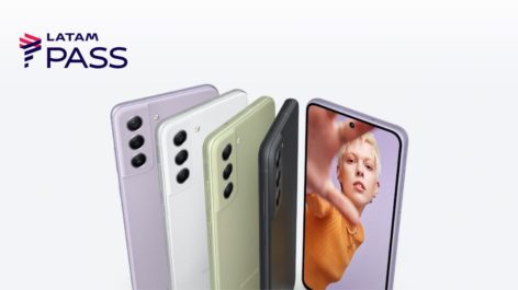 LATAM Pass oferece até 15 pontos por real gasto na compra do novo Samsung Galaxy S21 FE