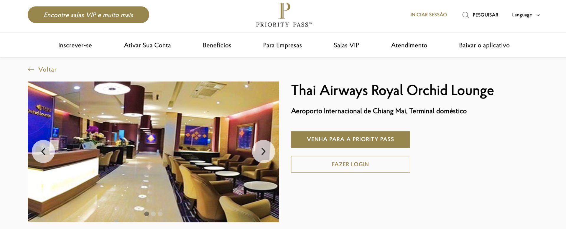 Thai Priority Pass lounges