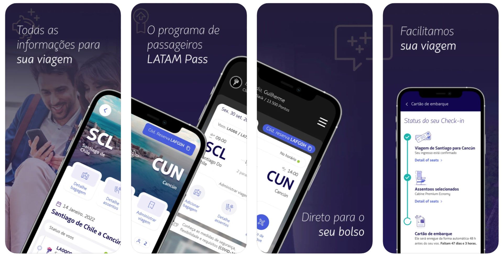 LATAM aplicativo antigo