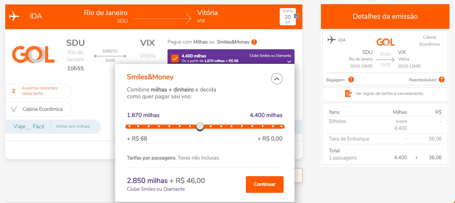 Smiles Money Flexível
