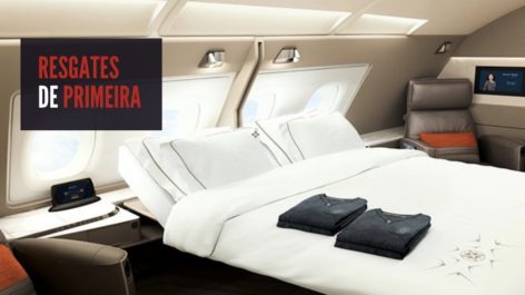 Resgates de Primeira - Passagem em Primeira Classe de Singapura para Londres usando Krisflyer