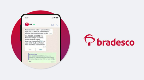 Bradesco usará o WhatsApp para avisar transações suspeitas em cartões de crédito