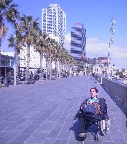 Barcelona cadeirante