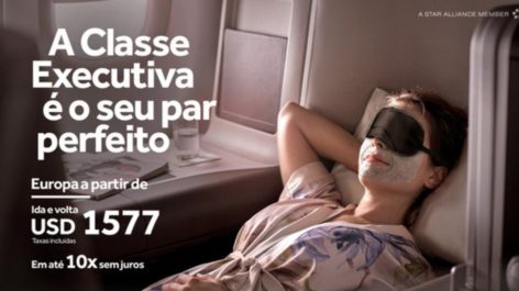 TAP tem bilhetes em Classe Executiva para a Europa a partir de R$7.685 em até 10x sem juros