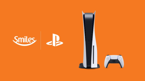 Ganhe até 10 milhas por real gasto na compra do Playstation 5 e demais produtos no Shopping Smiles