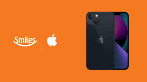 Ganhe até 8 milhas por real gasto na compra de iPhone 14 e outros produtos Apple do Shopping Smiles